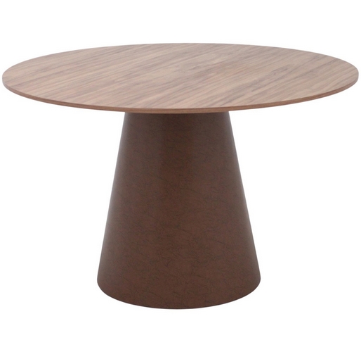 MESA CONE COURINO ACOBREADO 120 CM - Tampo MDF Amendola Rústica MESA CONE COURINO ACOBREADO 120 CM - Tampo MDF Amendola Rústica